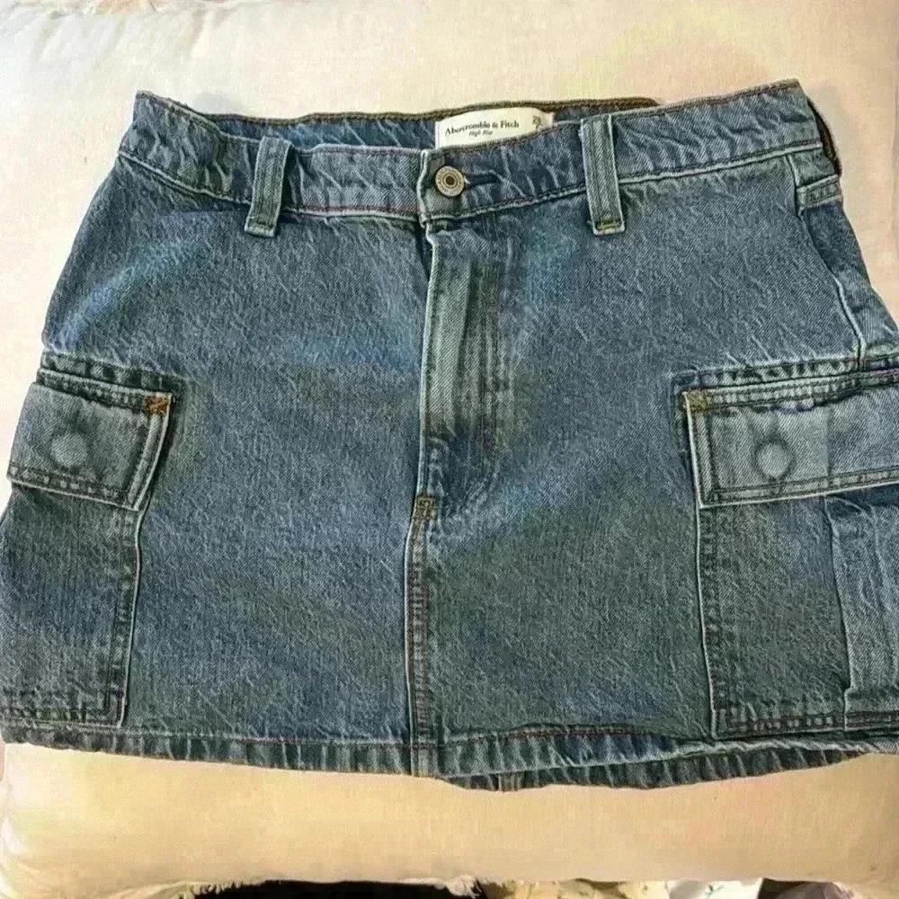 Abercrombie jean skirt